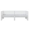 vidaXL Pull-out Day Bed without Mattress White 2x(90x200)cm
