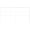 vidaXL Metal Replace Headboard White 160 cm
