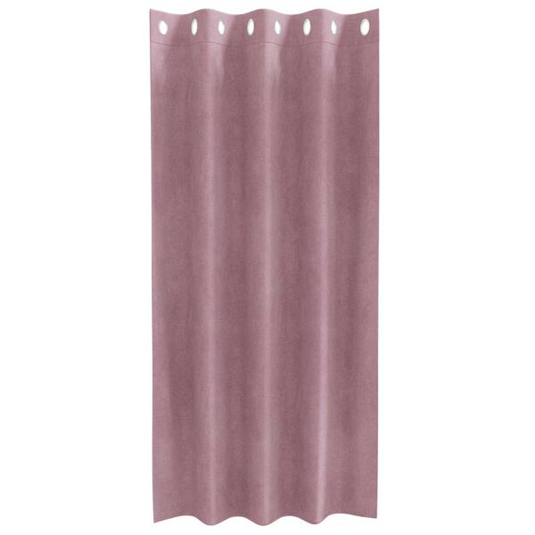vidaXL Blackout Curtains 2 pcs Dark Pink 140 x 175 cm Velvet