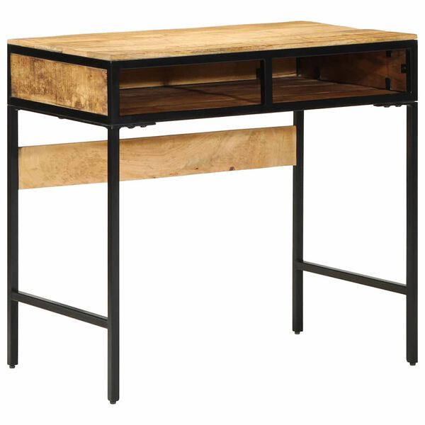 vidaXL Writing Desk with Drawer Brown 80 x 50 x 75 cm Solid Mango Wood