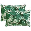 vidaXL Throw Pillow 2 pcs HOUTEN Leaf Pattern 40 x 60 cm Polyester