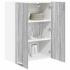 vidaXL Hanging Cabinet Grey Sonoma 60 x 31 x 80 cm Engineered Wood