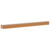 vidaXL Garden Raised Bed Light Brown 582 x 50 x 36 cm Galvanised Steel