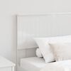vidaXL Headboard with Headboard Gloss White 75 cm Engineered wood