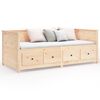 vidaXL Day Bed without Mattress 90x200 cm Solid Wood Pine