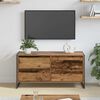 vidaXL TV Cabinet Old Wood 100 x 36 x 49.5 cm Engineered Wood