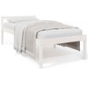 vidaXL Senior Bed without Mattress White 90x190cm Single