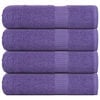 vidaXL Bath Towels "FROGN" 4 pcs Purple 100x150 cm 360 gsm