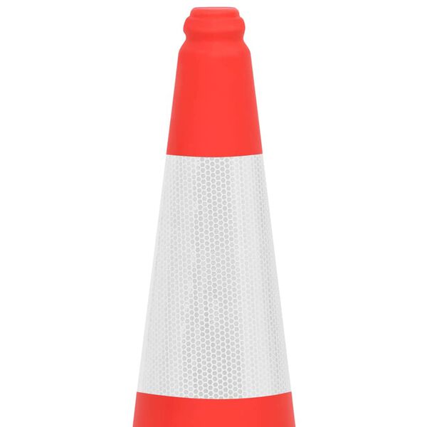 vidaXL Reflective Traffic Cones with Heavy Bases 4 pcs 75 cm