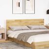 vidaXL Headboard 200 cm Solid Wood Oak