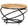 vidaXL Coffee Table | Black, Natural Wood