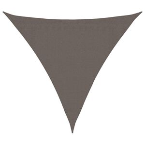 vidaXL Sunshade Sail HDPE Triangular 3.6x3.6x3.6 m Anthracite