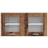 vidaXL Hanging Cabinet with Storage Old Wood and White 80 x 31 x 40 cm