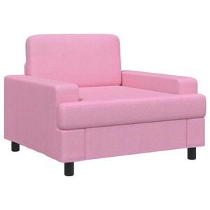vidaXL Armchair Pink Fabric