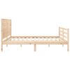 vidaXL Bed Frame without Mattress Super King Size Solid Wood