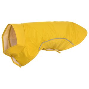 vidaXL Dog Raincoat with Reflective Strips Polyester Yellow XXS