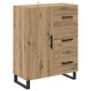 vidaXL Highboard with Drawer 2 pcs Artisan Oak 69.5 x 34 x 180 cm