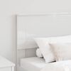 vidaXL Headboard with Headboard Gloss White 90 cm Engineered wood