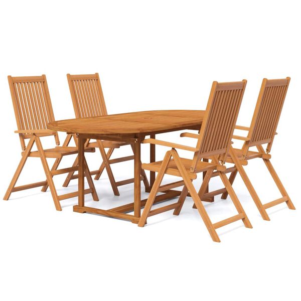 vidaXL 7 Piece Garden Dining Set Solid Wood Acacia