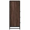 vidaXL Bathroom Cabinet Brown Oak 35x37.5x100 cm Engineered Wood