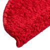 vidaXL Stair Mats 15 pcs 56x17x3 cm Red Half Round