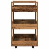 vidaXL Kitchen Trolley Old wood 60 x 45 x 80 cm Engineered wood