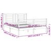 vidaXL Bed Frame without Mattress 160x200 cm Solid Wood