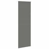 vidaXL Roller Blind Blackout Grey 80x210 cm Fabric Width 75.7 cm Polyester