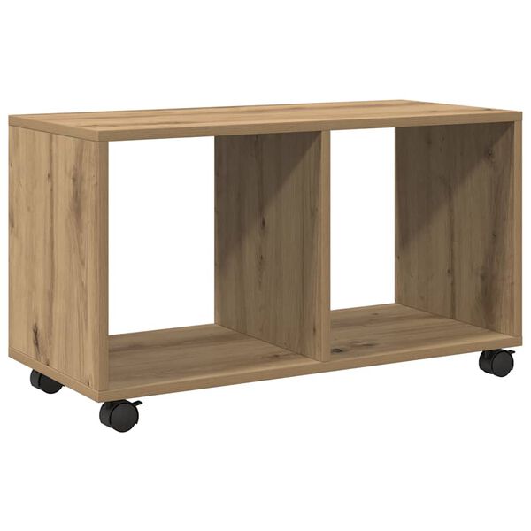 vidaXL&nbsp;Rolling&nbsp;Cabinet&nbsp;Artisian Oak 72x33x42.5 cm Engineered Wood