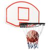 vidaXL Basketball Backboard White 71x45x2 cm Polyethene