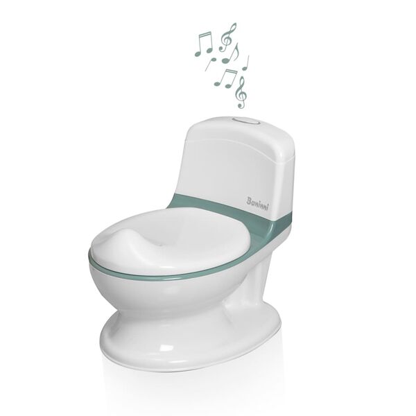 Baninni Potty Trainer with Sound Pippe Green and White