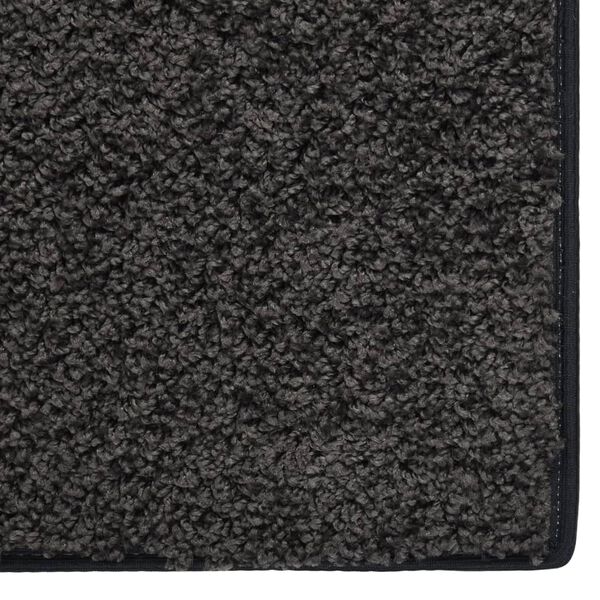 vidaXL Soft Pile Rug Anti-slip 67x180 cm Anthracite
