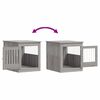 vidaXL Dog Crate Furniture Grey Sonoma 64.5x80x71 cm Engineered Wood