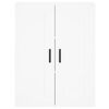 vidaXL Wall Mounted Cabinets 2 pcs White Engineered Wood