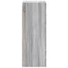 vidaXL Hanging Cabinet Grey Sonoma 30 x 29.5 x 80 cm Engineered Wood