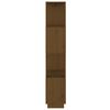 vidaXL Book Cabinet/Room Divider Honey Brown 51x25x132 cm Solid Wood Pine