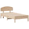 vidaXL Bed Frame without Mattress 90x190 cm Single Solid Wood Pine