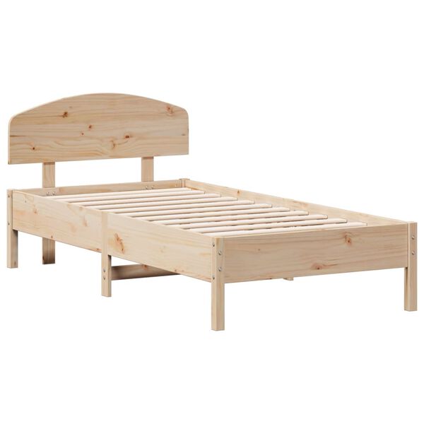 vidaXL Bed Frame without Mattress 90x190 cm Single Solid Wood Pine