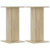vidaXL Plant Stands 2 pcs Sonoma Oak 30x30x60 cm Engineered Wood