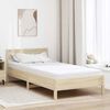 vidaXL Mattress White 100 x 200 cm Gel Memory Foam