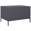 vidaXL Coffee Table Anthracite 68.5x50x43.5 cm Cold-rolled Steel