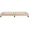 vidaXL Bed Frame without Mattress Cappuccino 120x190 cm Small Double Faux Leather