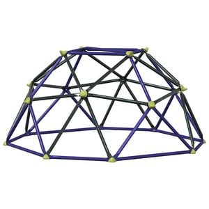 vidaXL Children Climbing Dome Blue 6FT without Slide Steel