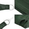 vidaXL Sunshade Sail 160 g/m² Dark Green 5x6x6 m HDPE
