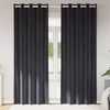 vidaXL Blackout Curtains 2 pcs Dark Grey 140 x 245 cm Velvet