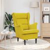 vidaXL Armchair Mustard Yellow Velvet