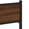 vidaXL Bed Frame without Mattress Brown Oak 120x200 cm Engineered Wood