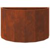vidaXL Planter Rusty 60 x 30 x 35 cm Weathering Steel