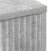 vidaXL Bathroom Cabinet with Drawer Concrete Grey 39.5 x 36 x 88 cm