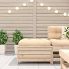 vidaXL Garden Footstool 62x63.5x32 cm Solid Wood Pine
